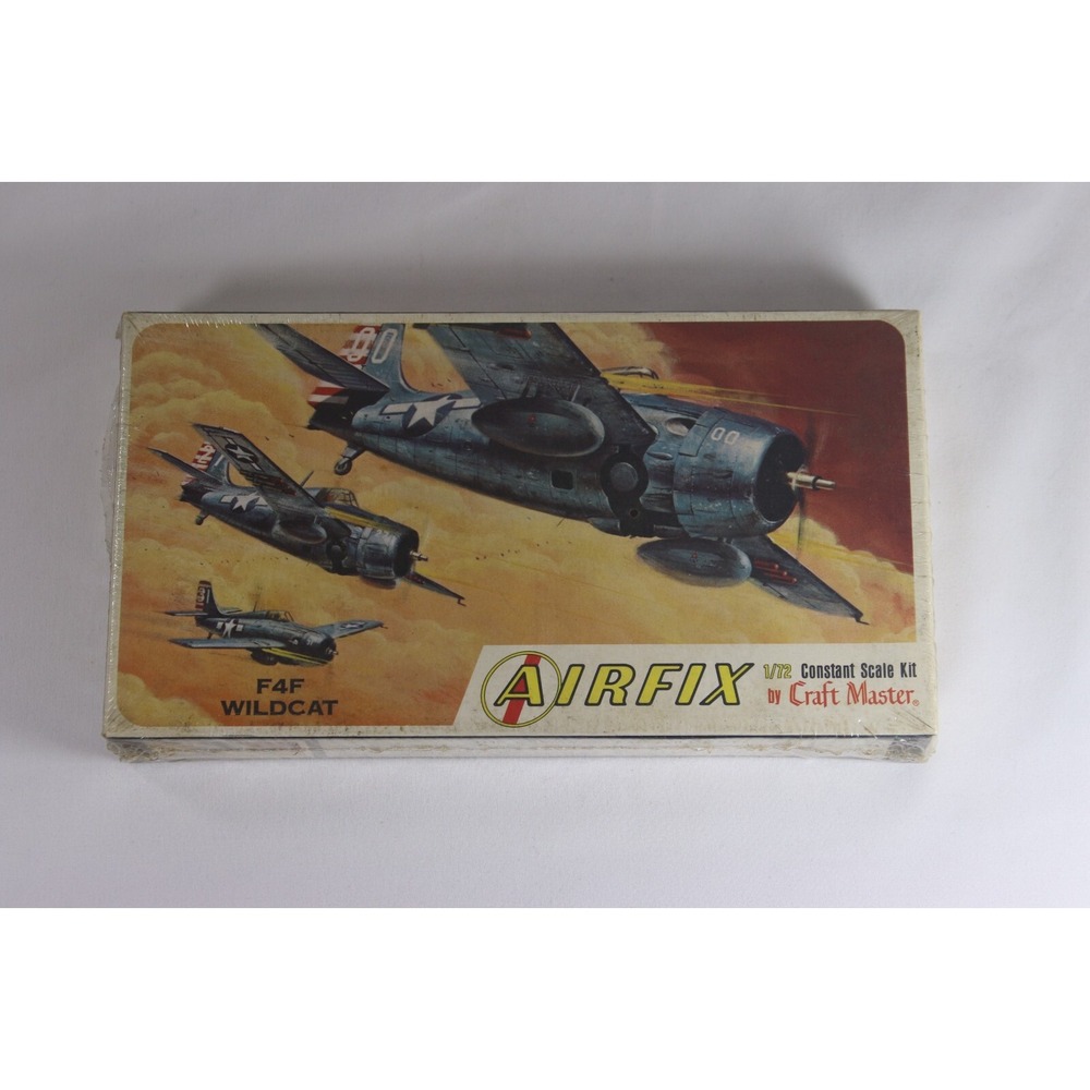 Airfix Craft Master F4F Wildcat 1/72 Scale Model Kit Vintage Factory Sealed USA
